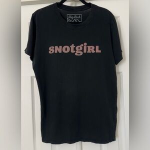 Big Bud Press SNOTGIRL Graphic Tee faded black size large